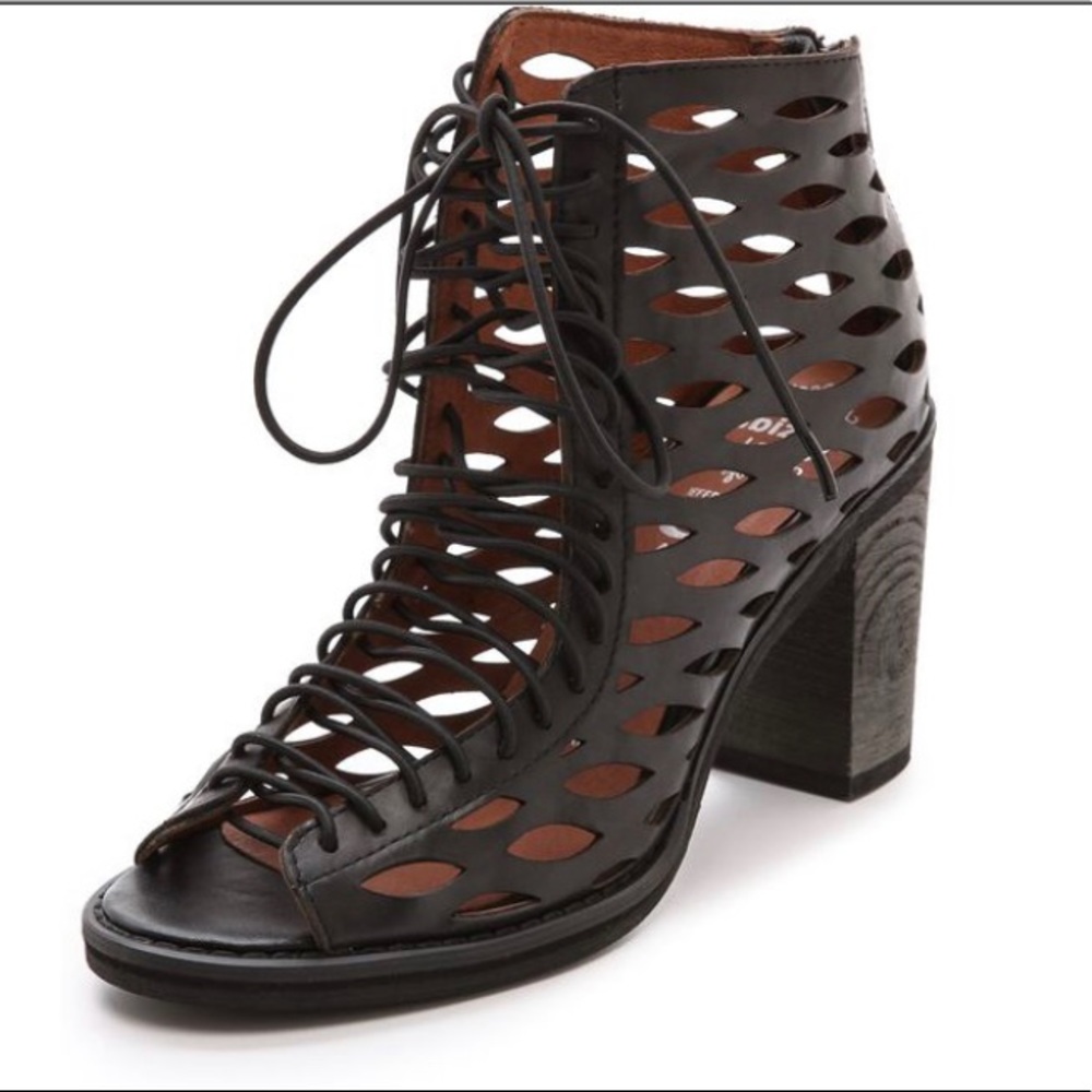 JEFFREY CAMPBELL CORS Laser Cut Bootie Sandal